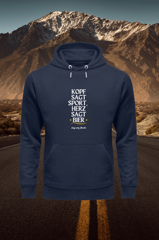 Hoodie - Kapuzenpullover | Kopf sagt Sport