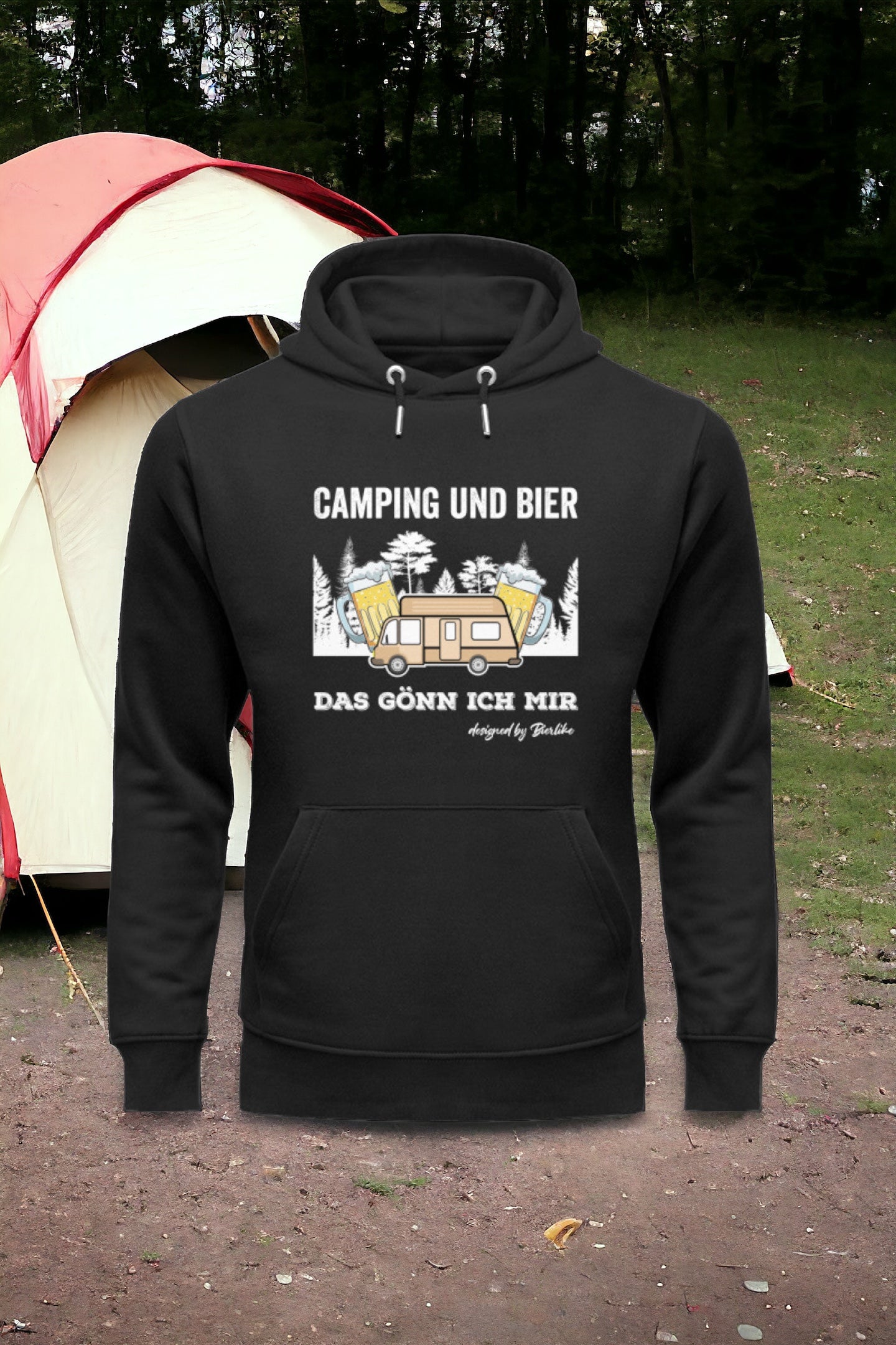 Hoodie - Kapuzenpullover | Camping und Bier